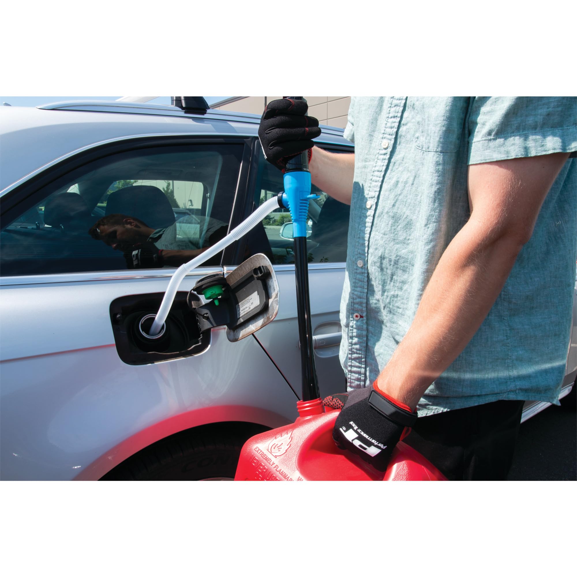 Battery-Operated Performance Tool W54172 Fluid Transfer Pump for Vehicle Engine Oils and Lubricants, Black, 24-inch Tube