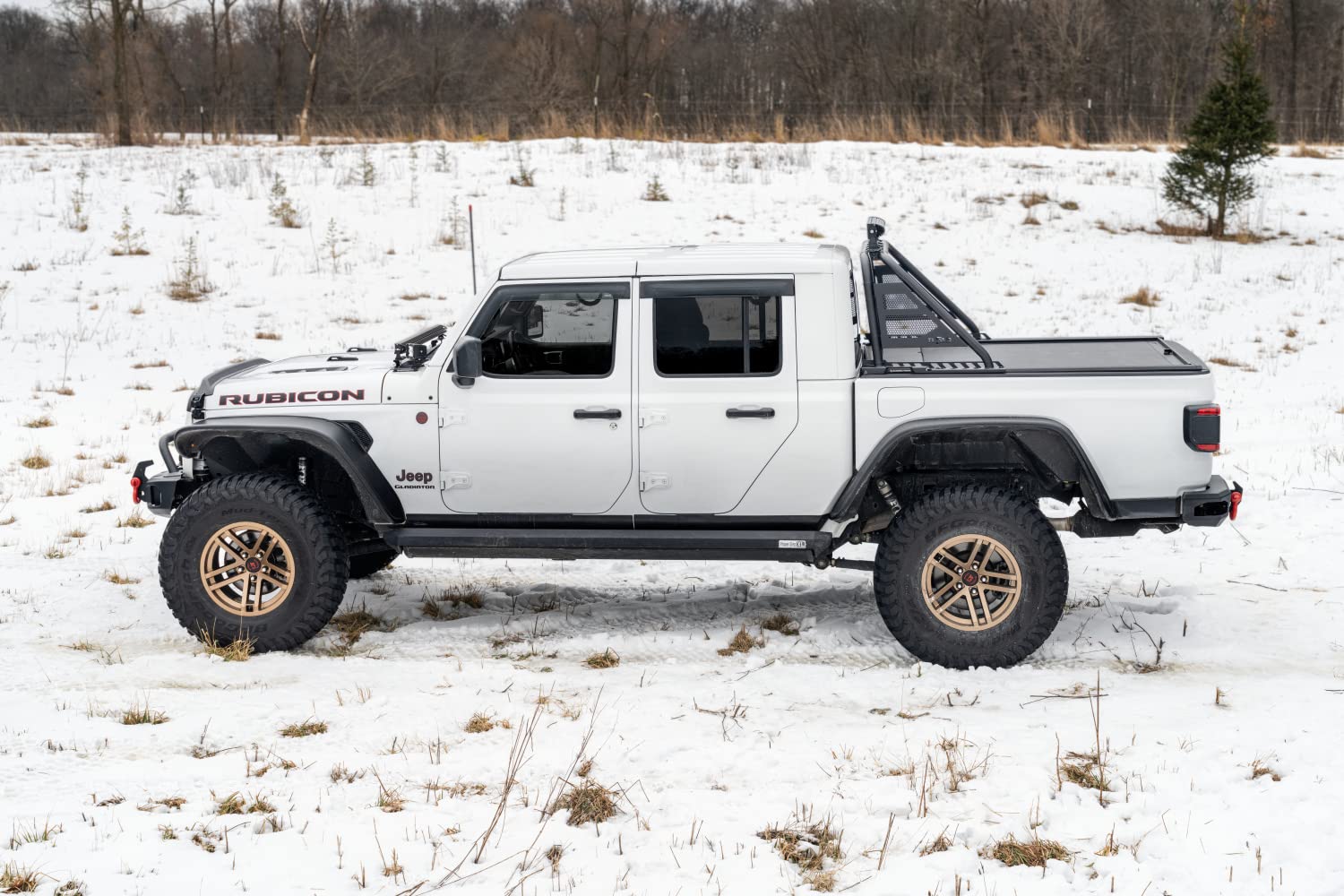 ARC Sport Bar RealTruck for Jeep Gladiator JT | Sturdy Modular Design, Mounts into T-Slot, Textured Black | J19BR-RLT | Fits 2020 - 2025 Jeep Gladiator JT Any Cab