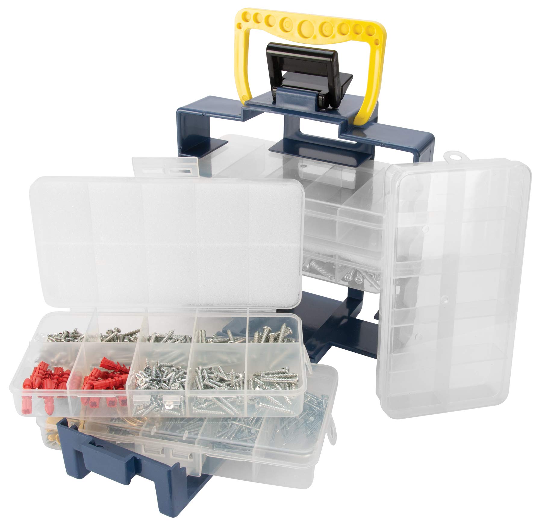 Organizer Tote Performance Tool W5199 with 1,000pc Home Fastener Assortments