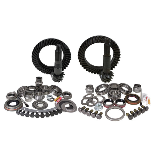 Re-Gear & Installation Kit USA Standard Gear, 4.88 Ratio, Compatible with Jeep XJ/YJ D30 fr & Chy 8.25 rr, ZGK004