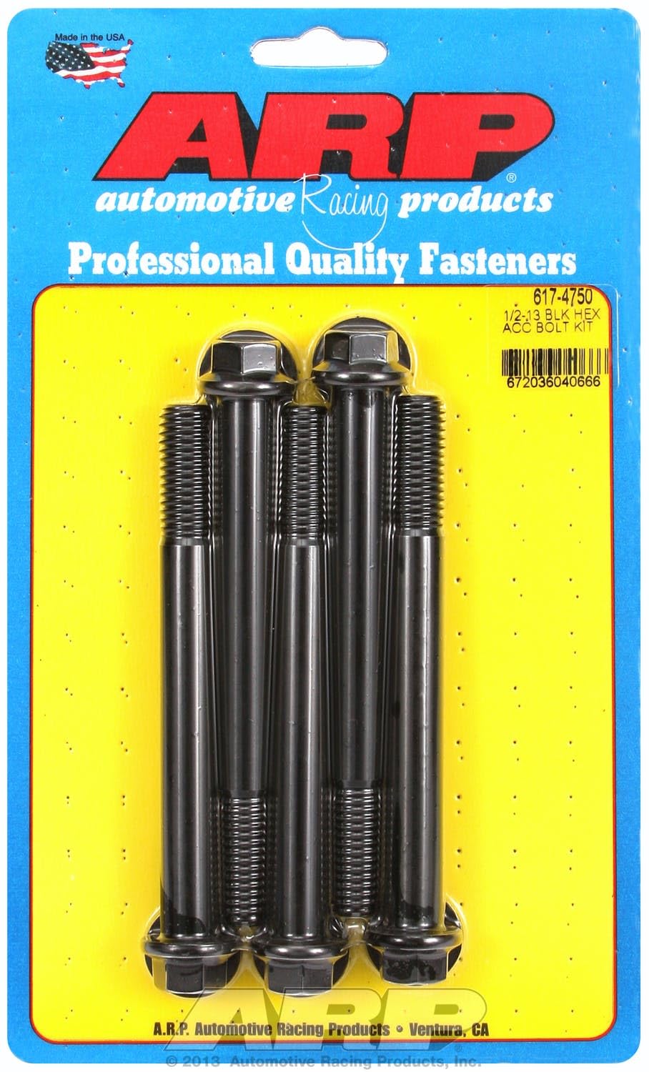 Hex ARP (617-4750) Oxide Bolt, Black