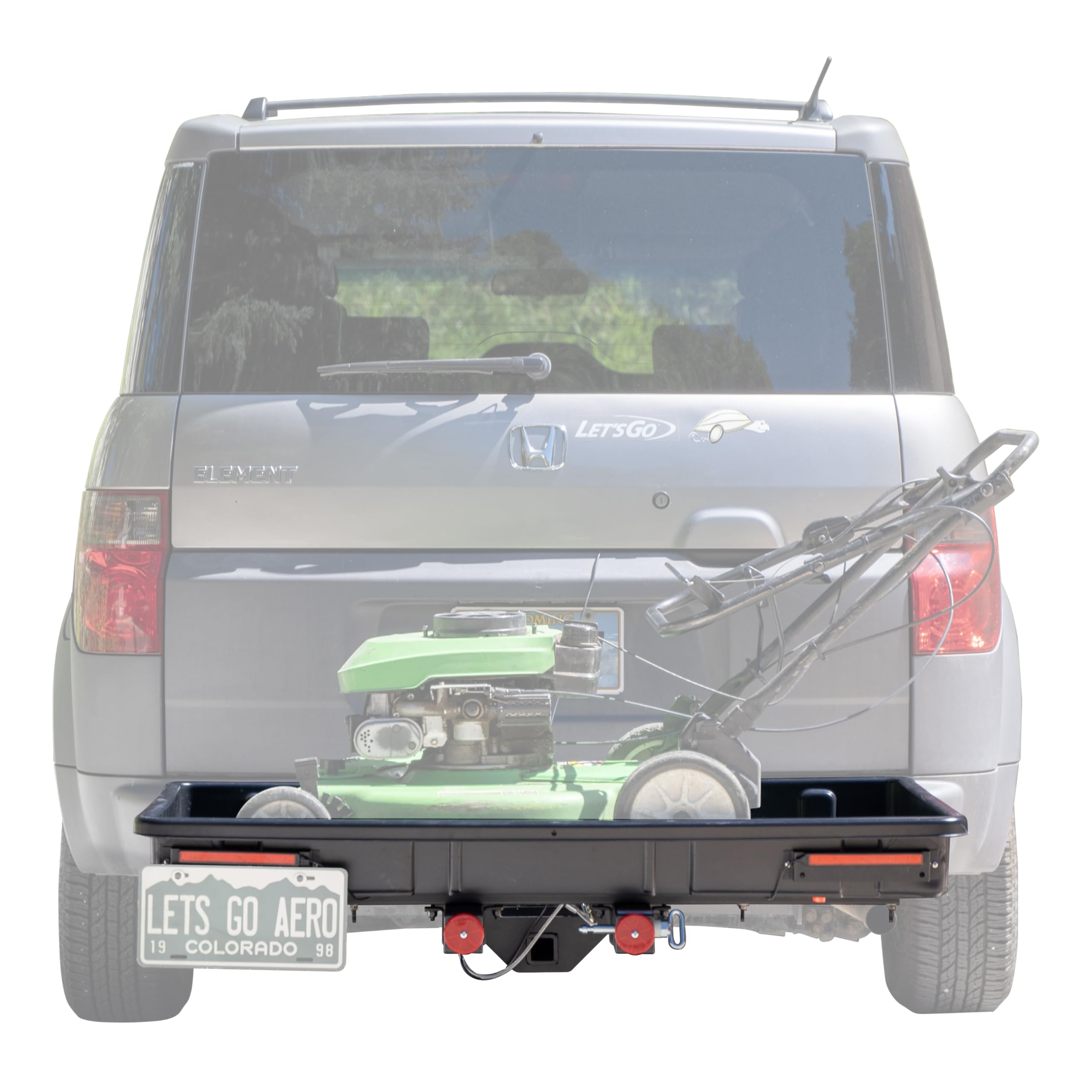 Geardeck Let's Go Aero H00604 Slide-Out Cargo Carrier with LED Tail Light Kit (17 C.F.)