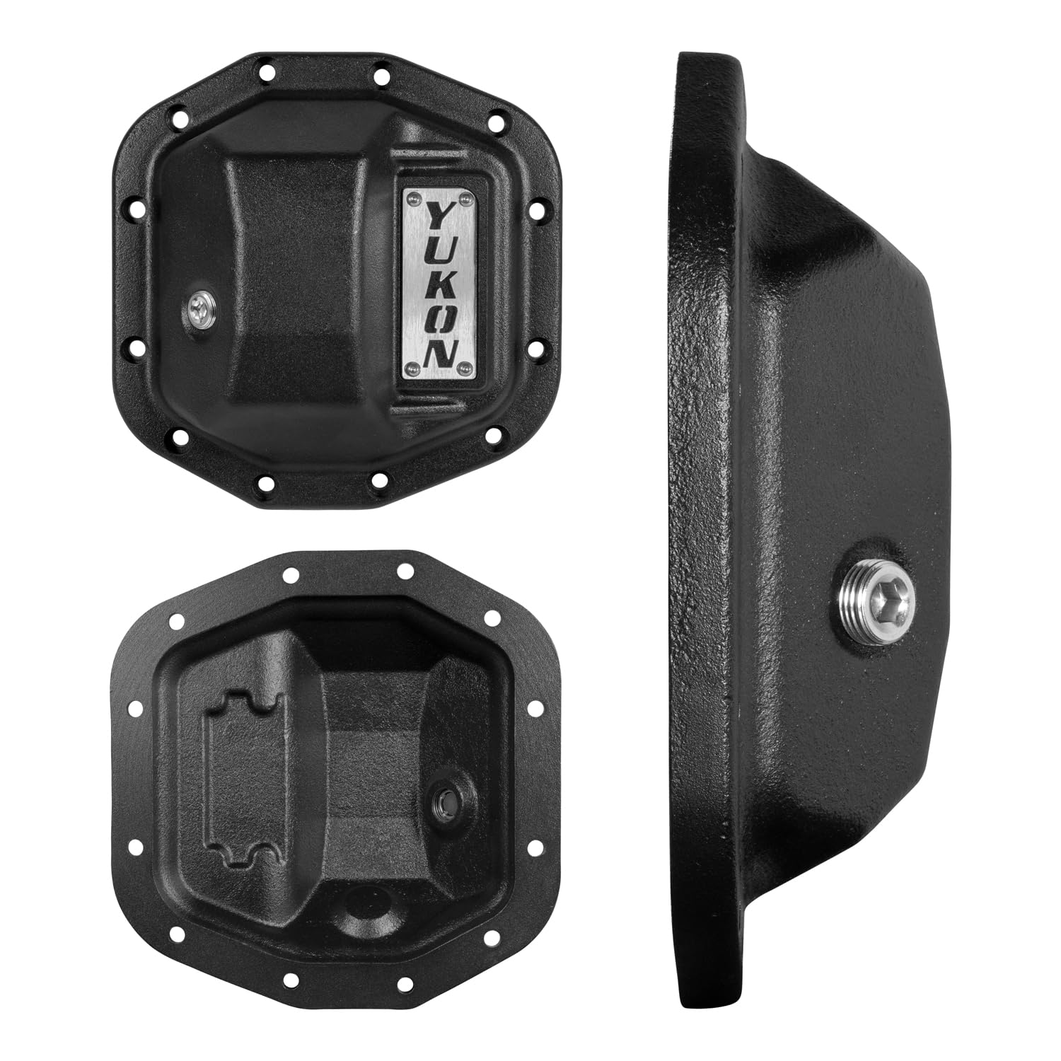 Yukon Re-Gear Stage 3 Kit w/Diff Covers for Dana 30/35, 4340 Chromoly Fr Axles, 4.11 Ratio, 24 Spline, Compatible with Jeep JL Non-Rubicon, YGK072STG3