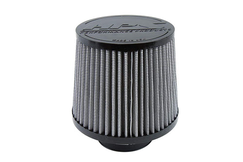 HPS Automotive Performance Air Filter 2.75" ID, 6" Element Length, 7.75" Overall Length, Gray, HPS-4275