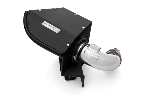 HPS Air Intake Kit Polish with Heat Shield Cool Ram Compatible for BMW 2022-2025 230i 2021-2024 330e 2019-2024 330i 2021-2025 430i 2022-2024 430i Gran Coupe 2.0L Turbo, 827-770P