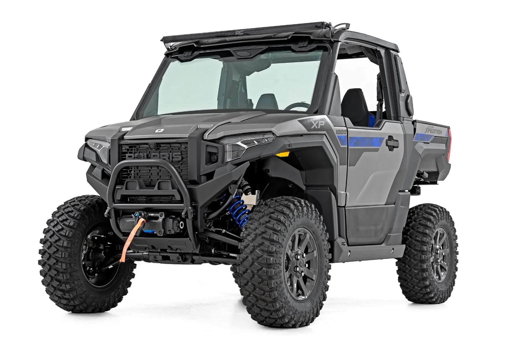 Rock Sliders Rough Country for Polaris Xpedition ADV (2024) - Fits 2-Seater Models, Protects UTV from Rocks, Trees, Debris