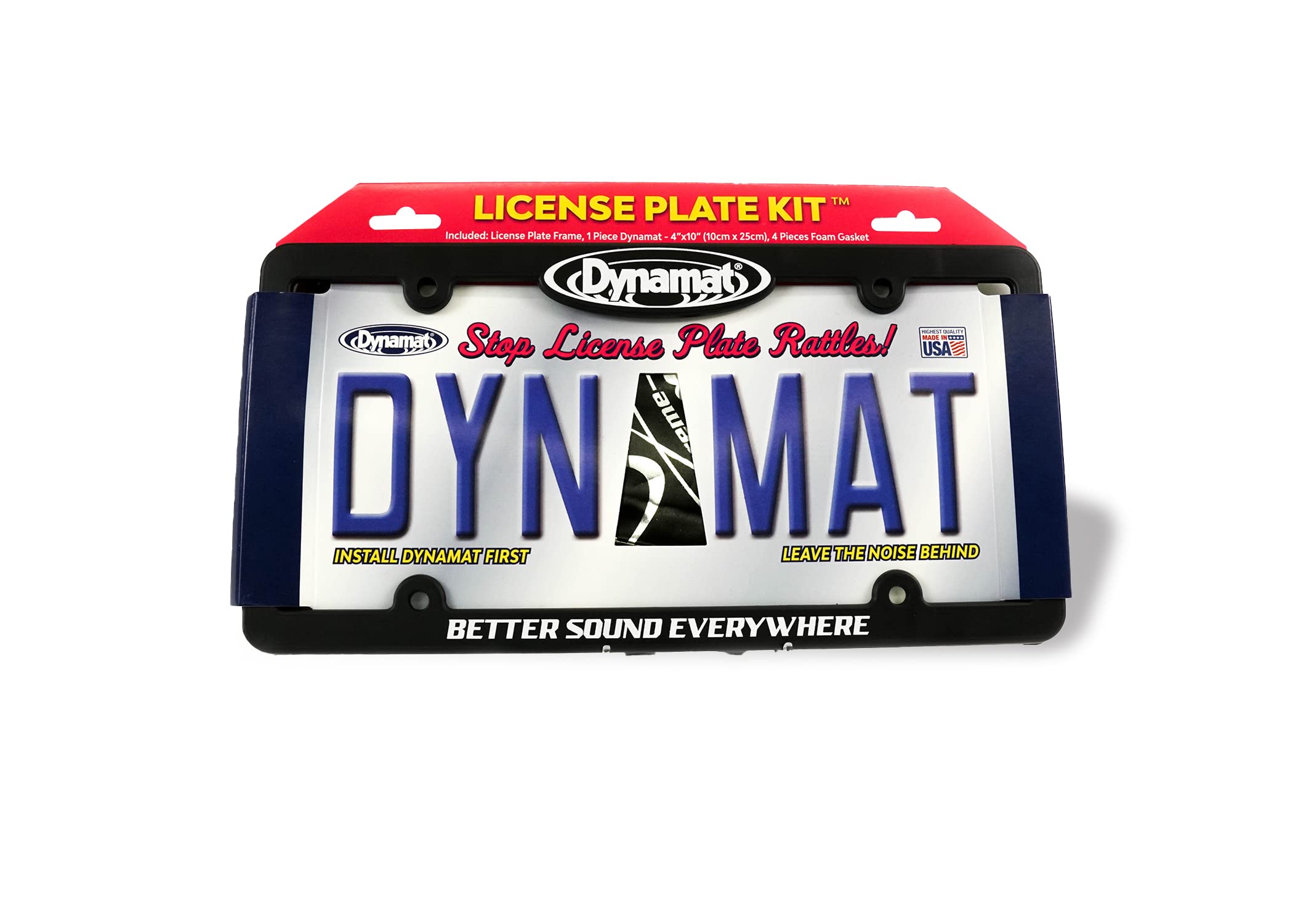 License Plate Kit Dynamat 19100