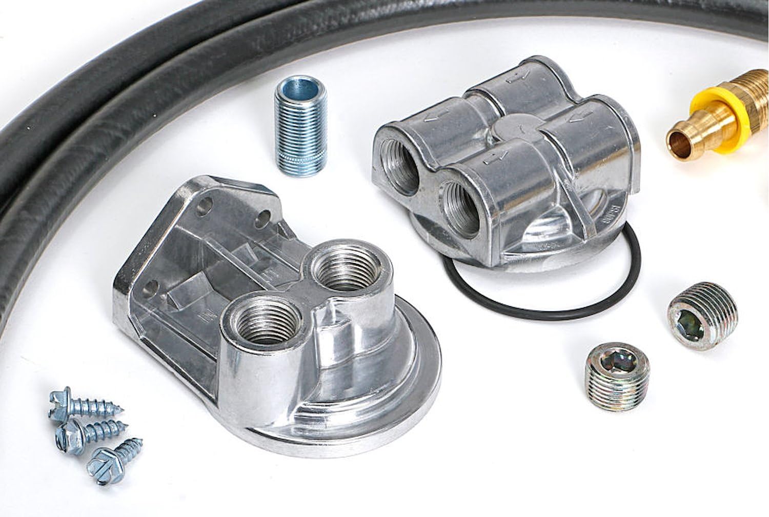 OIL FILTER RELOCATION KIT TRANS-DAPT PERFORMANCE 90 DEGREE (1627)