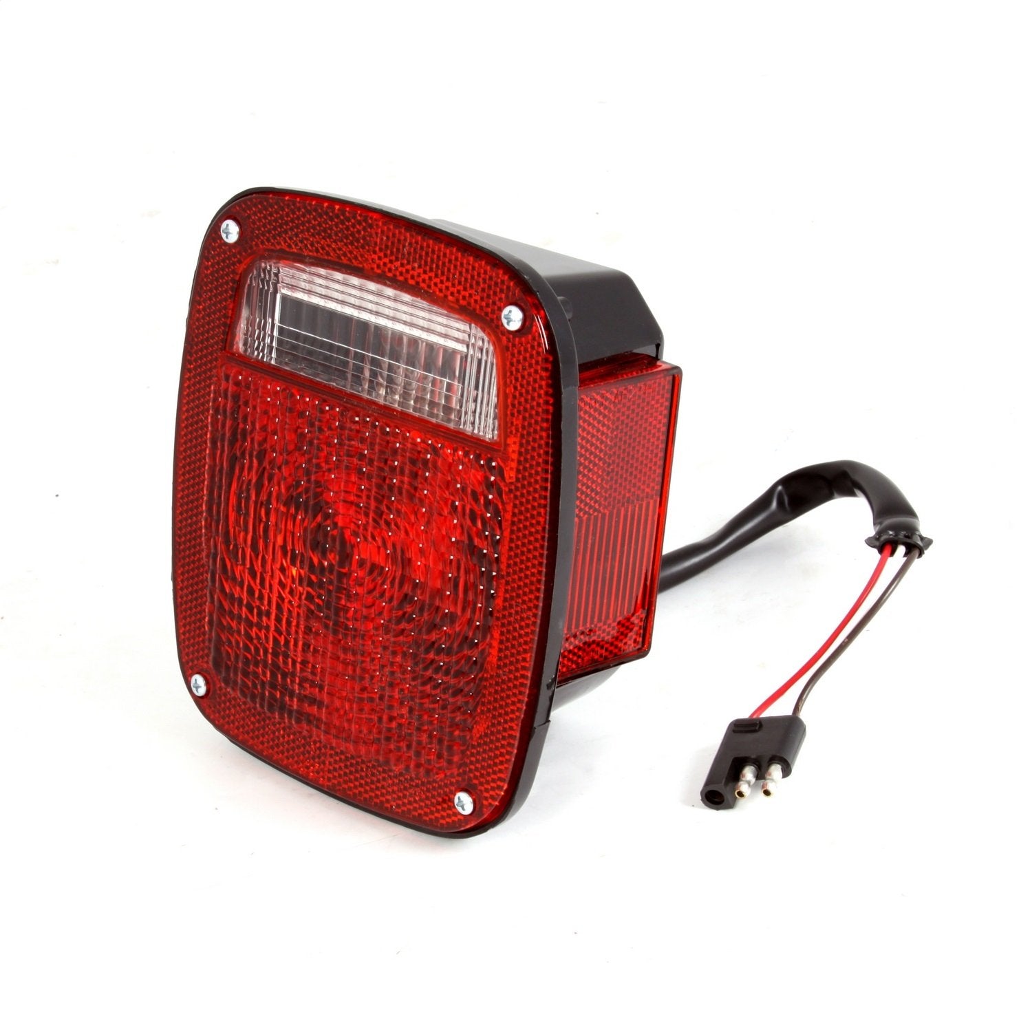 This Omix-ada replacement tail light assembly fits the right side of 81-83 Jeep CJ-5s, 81-86 CJ-7s, and 81-86 CJ-8s. 12403.08