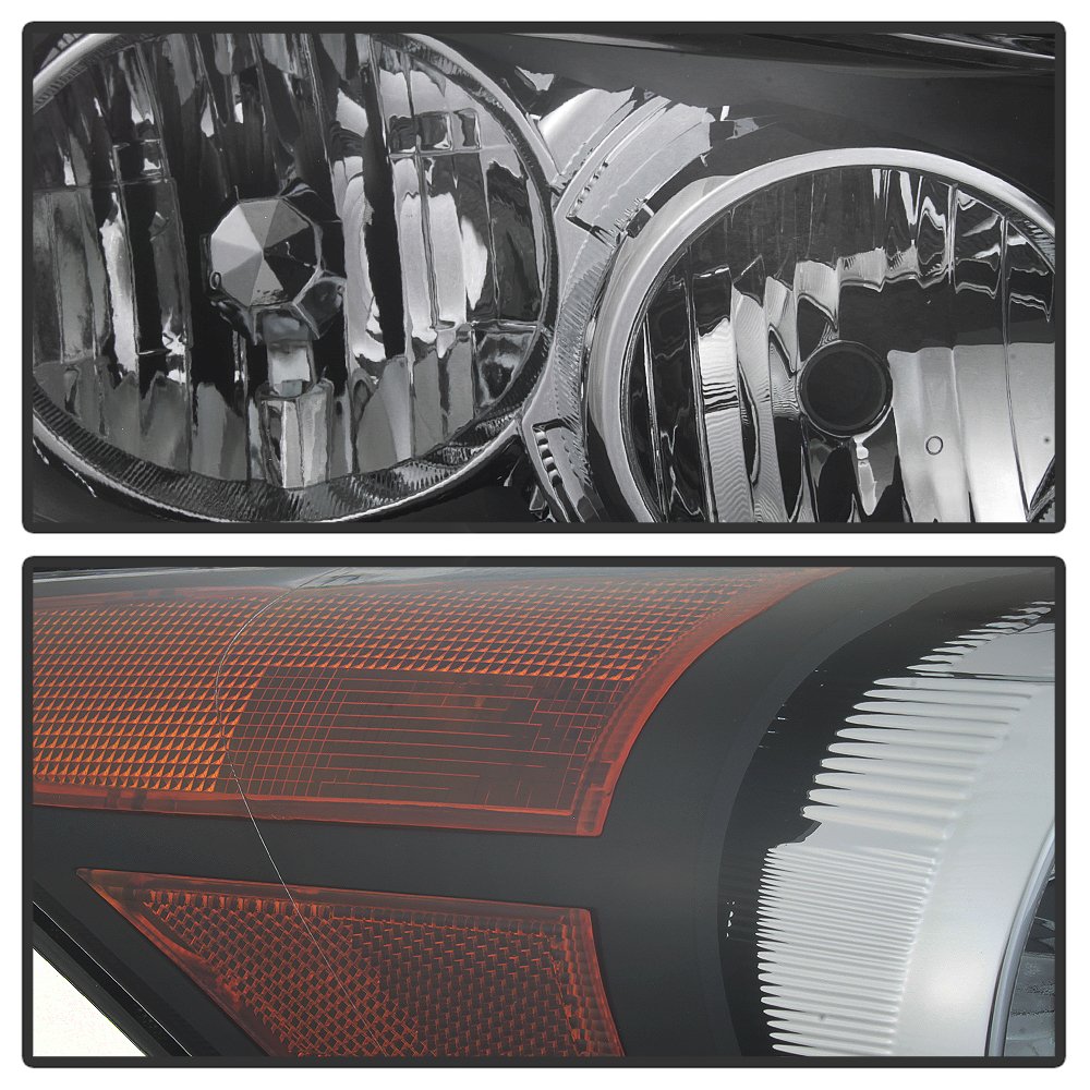 Crystal Xtune Headlights (HD-JH-HA08-4D-OE-R) (OE)