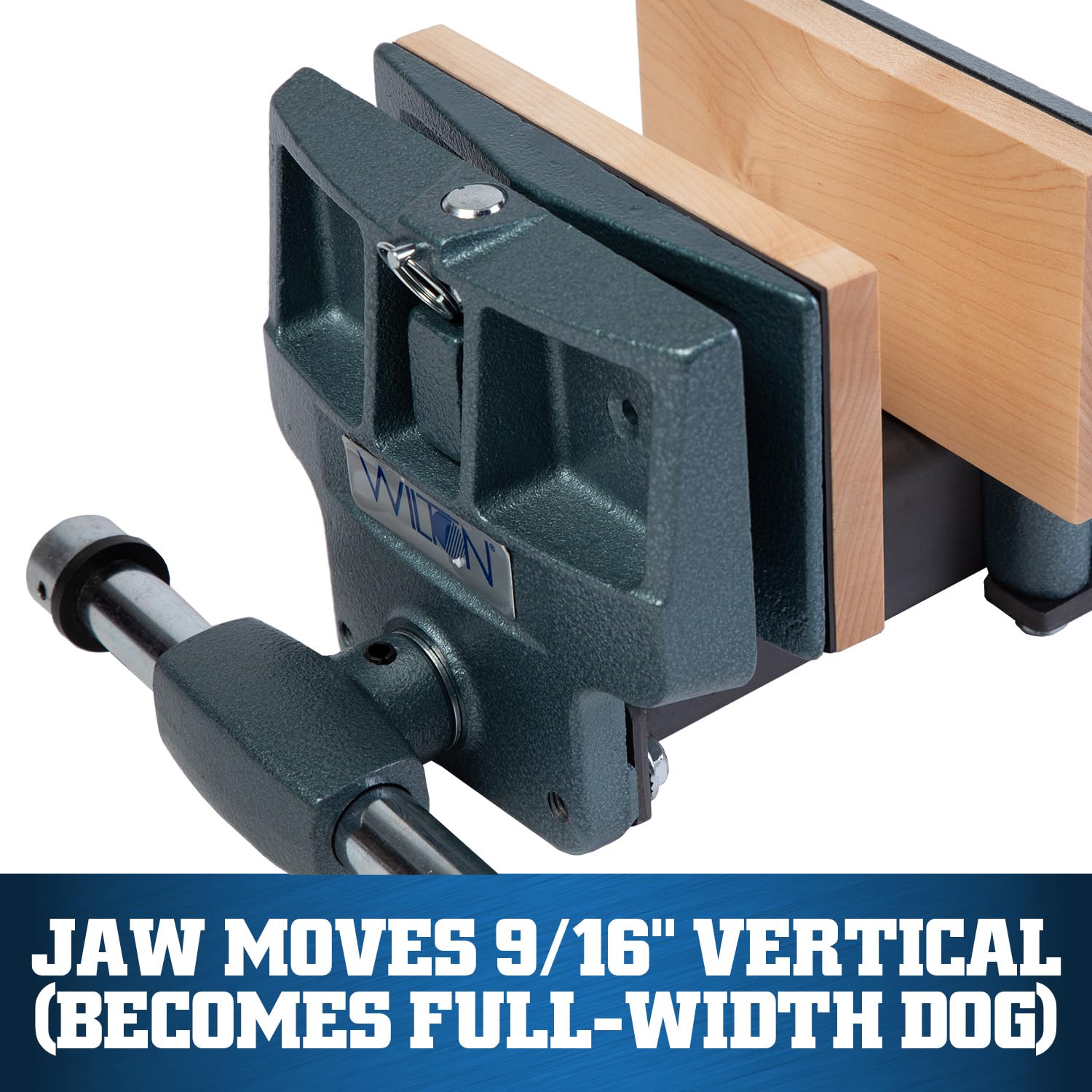 Wilton 4" x 7" Woodworking Vise, 10" Max Jaw Opening, Rapid-Action (Model 78A)