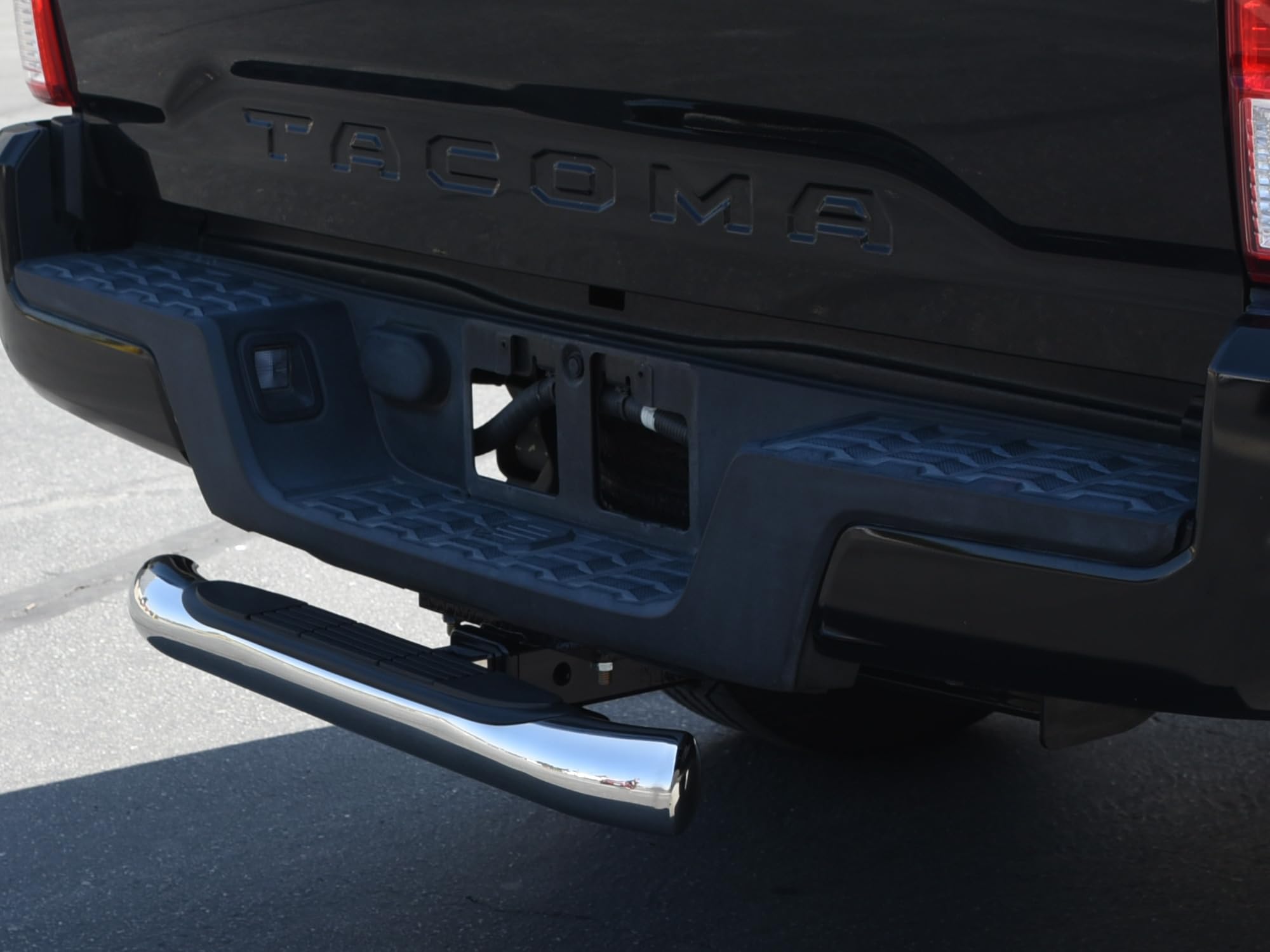 3" Round Armordillo Tubing Stainless Steel Hitch Step for Class 3 Trailer Hitch|2" Hitch Receiver Step Chrome/Polished Finished|7170155