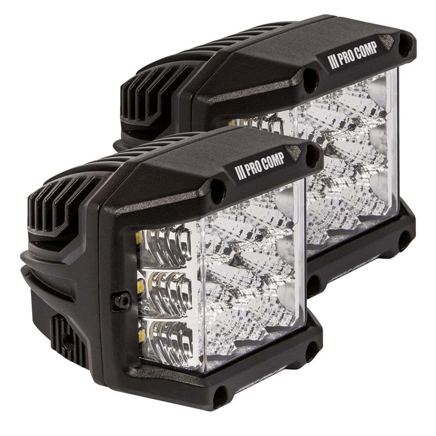 Wide Angle Pro Comp Suspension 76411P Cube LED Light