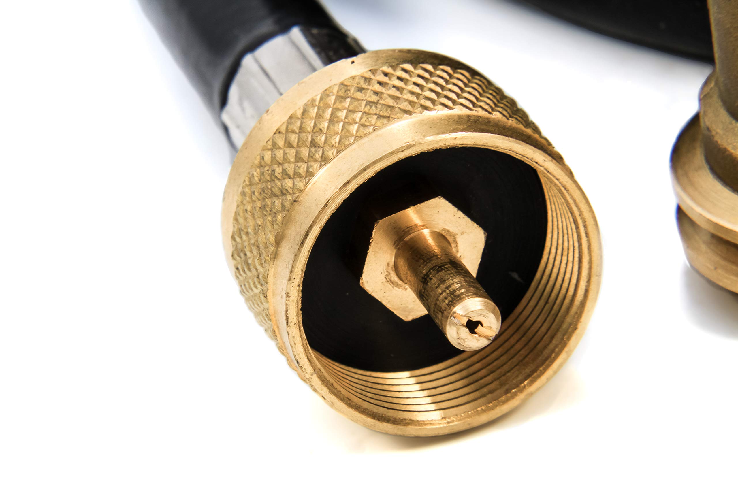 Brass Tee Camco 59103 with 3 Port and 12' Hose Propane