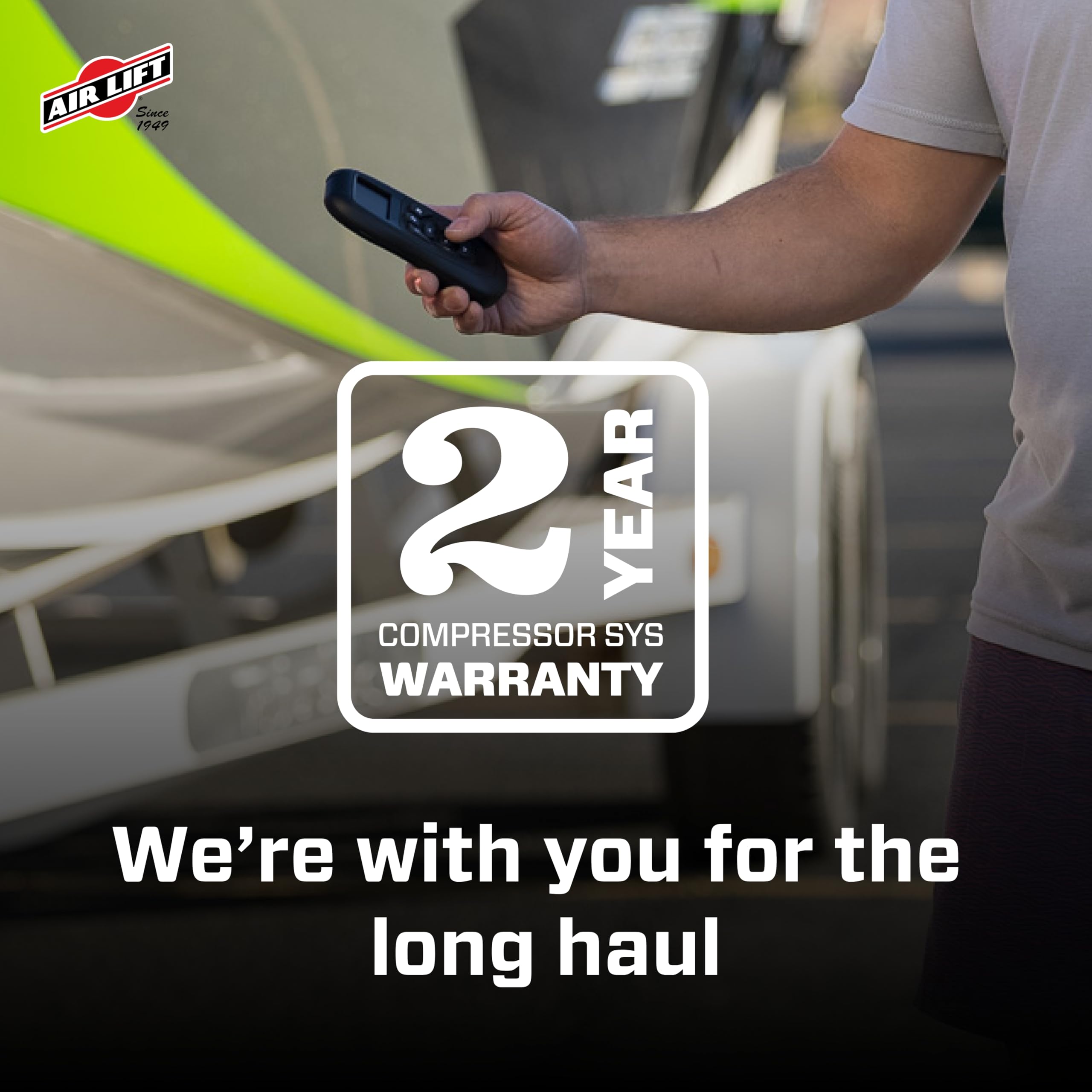 Air Lift EZ Mount WirelessAir + 2nd Generation On-Board Air Compressor with Mobile App - 74000EZ
