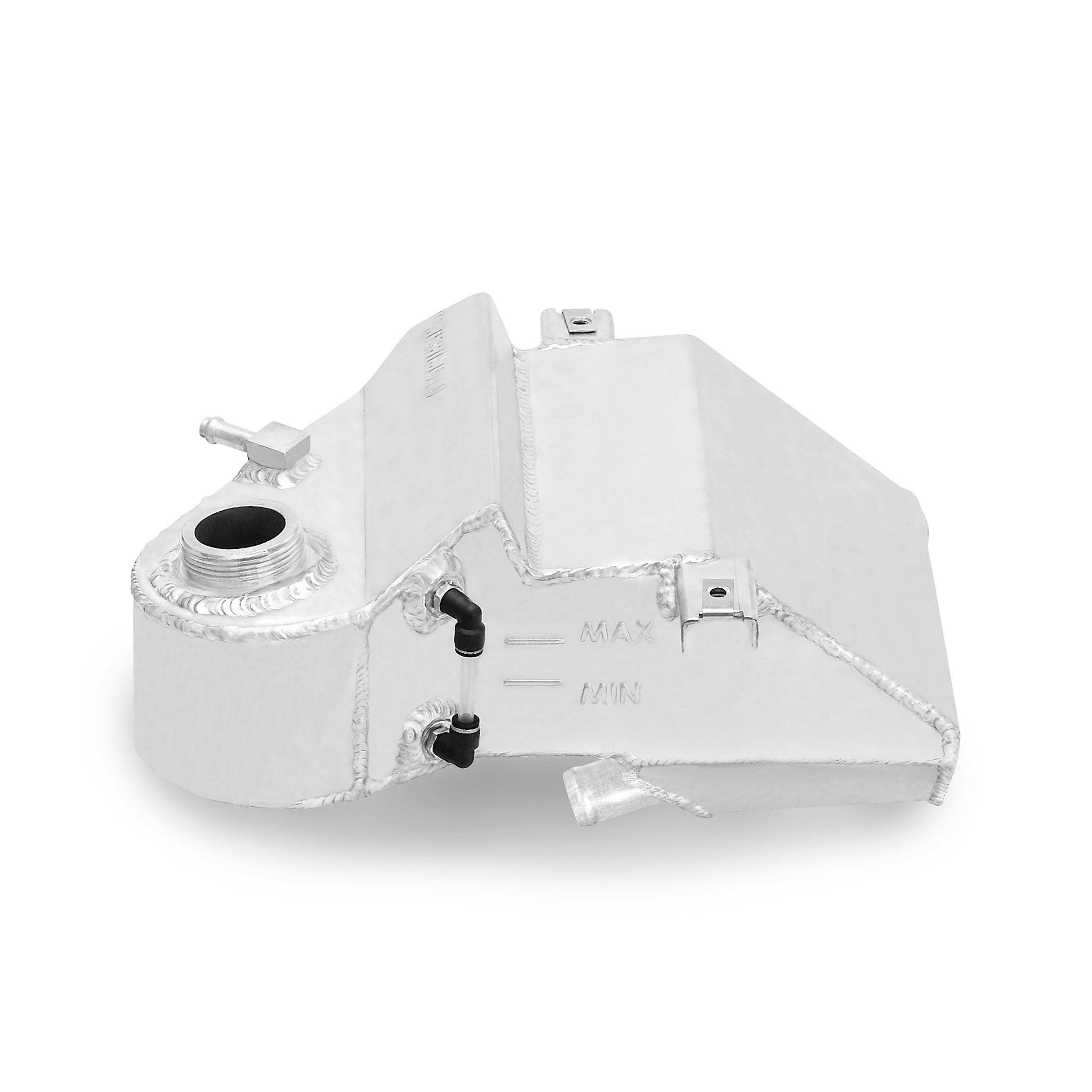 Mishimoto Aluminum Degas Reservoir Tank MMRT-F2D-03P Fits Ford 6.0 Powerstroke 2003-2007 Polished