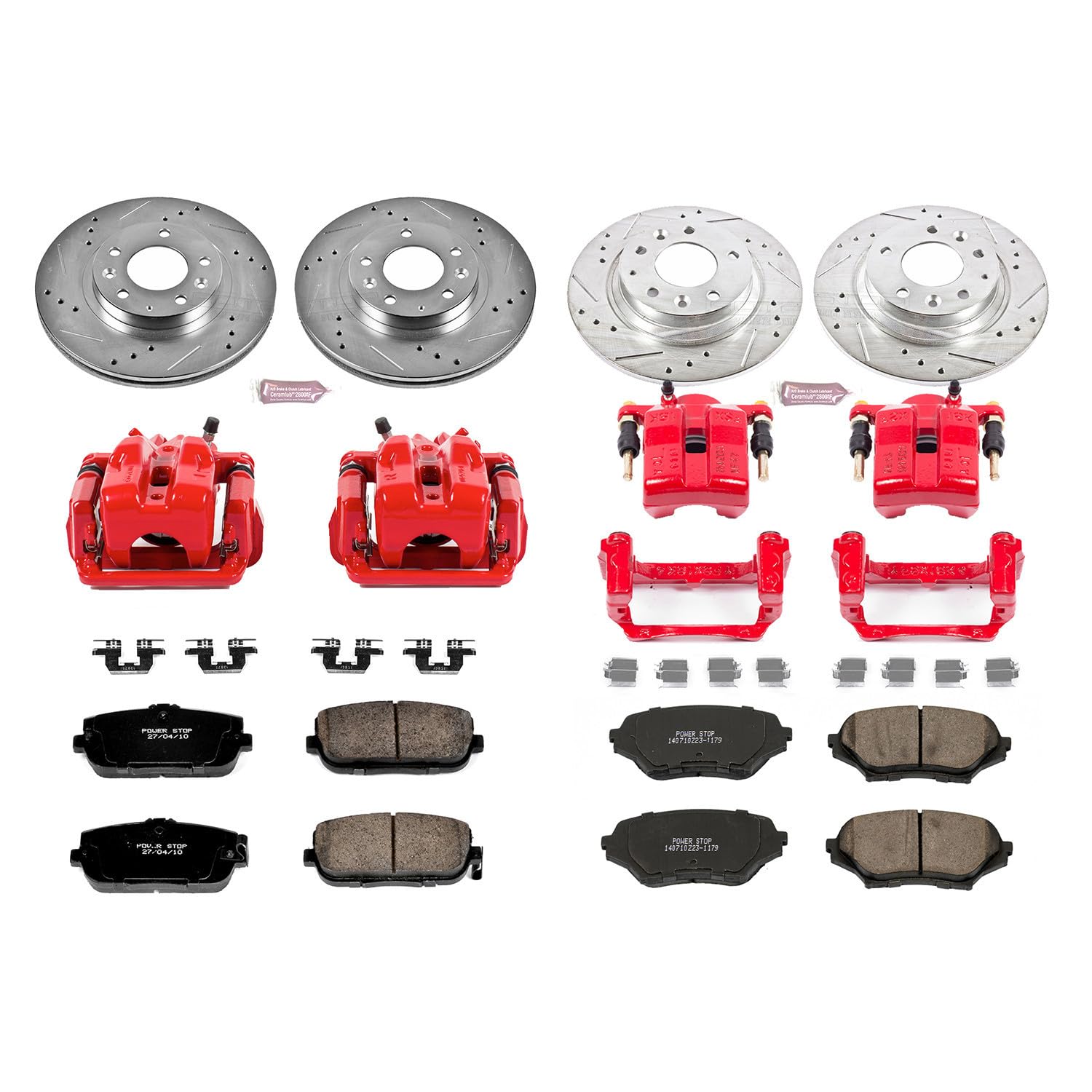 Power Stop Z23 Evolution Sport Brake Kit with Calipers For F-150 Ford 2010-2011 [Model Specific]