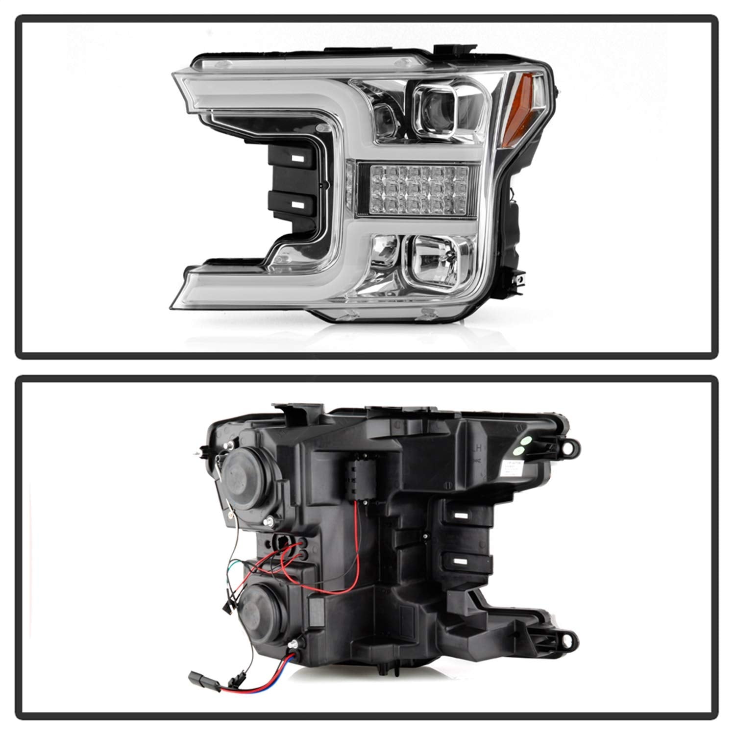 Projector Headlight Spyder - (PRO-YD-FF15018-LBSEQ-C)