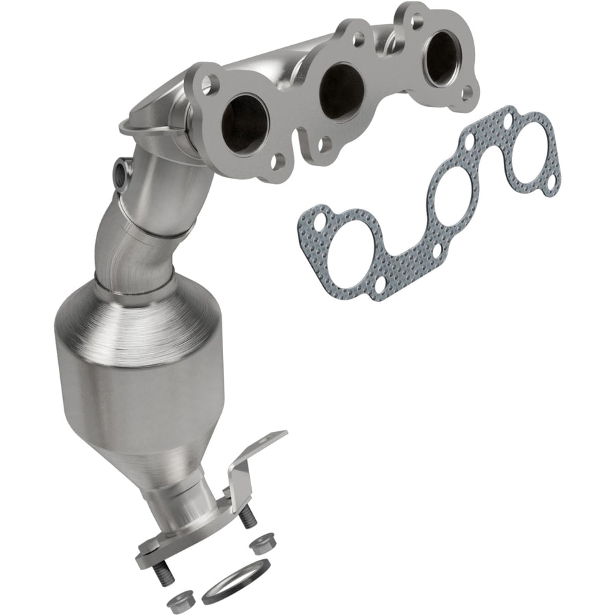 HM Grade MagnaFlow Catalytic Converter Federal/EPA Compliant 50273 - Stainless Steel 2in Main Piping, 16.8in Overall Length, Pre-Converter O2 Sensor - Import SUV/Van OEM Replacement