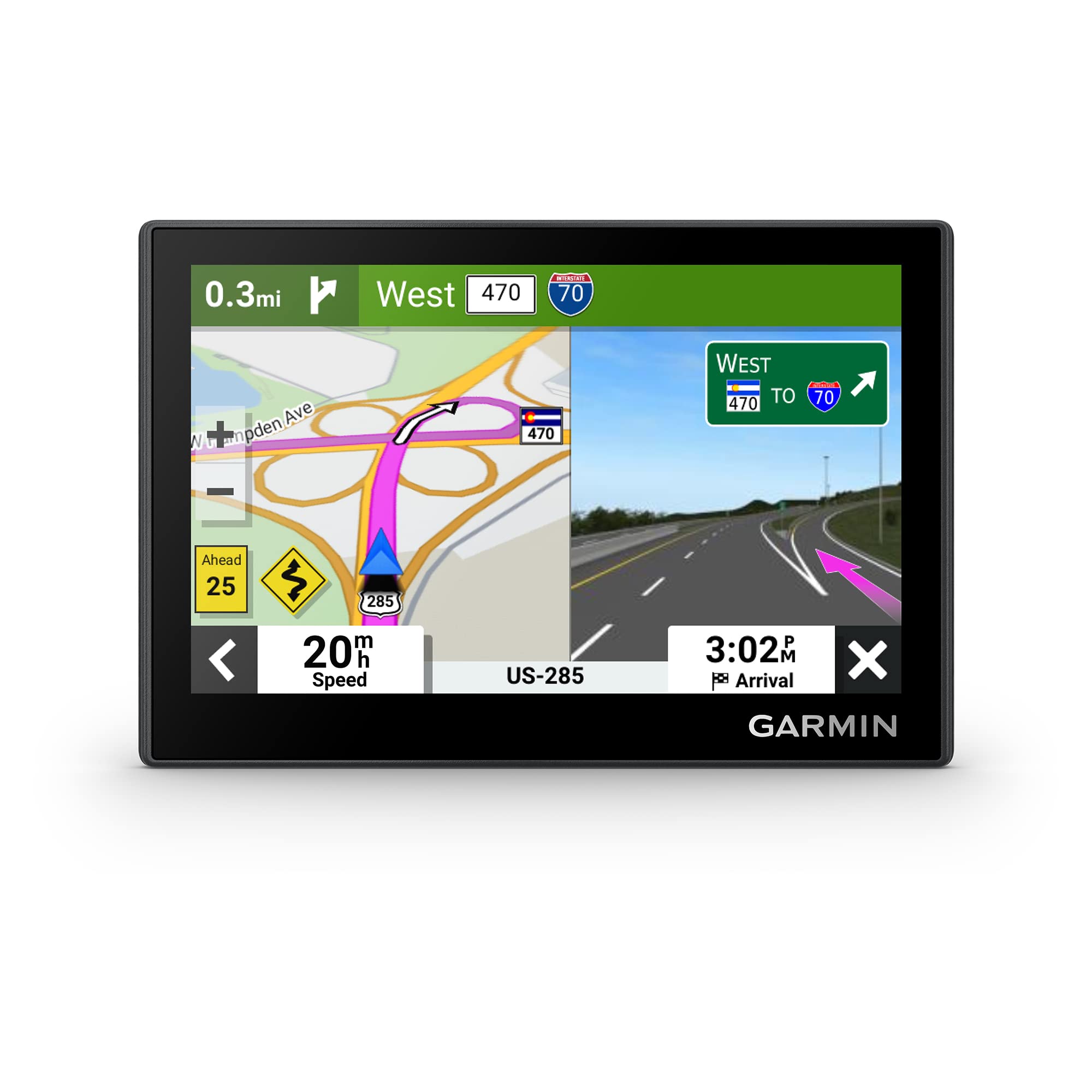Garmin Drive™ 53 GPS Navigator, Touchscreen High-Resolution, Simple On-Screen Menus and Easy-to-See Maps, Driver Alerts