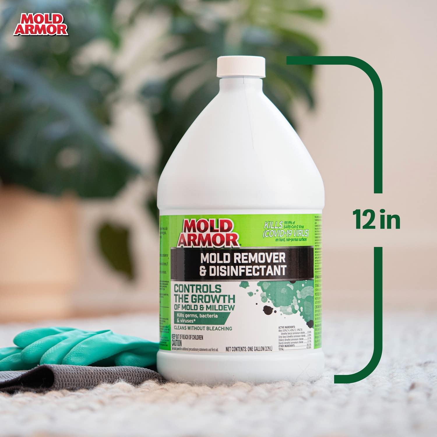 MOLD ARMOR Mold Remover/Disinfectant FG550, 1 Gallon