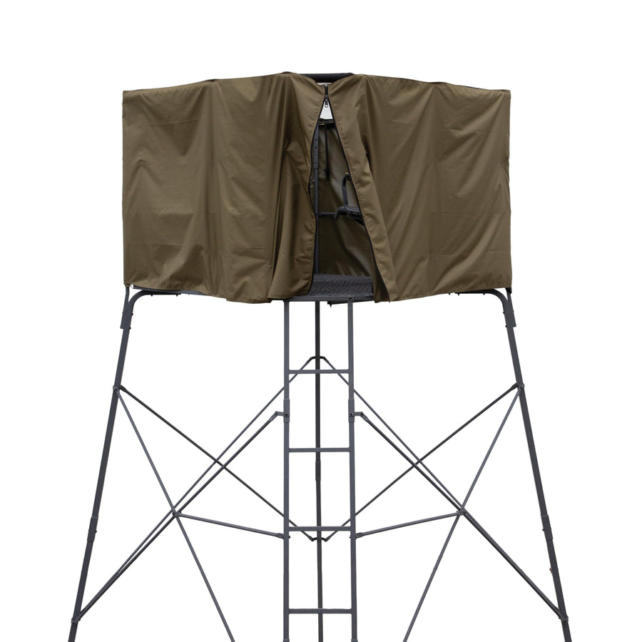 Quad Pod Rivers Edge® Concealment Kit, Blocks Wind, Conceals Movement, Durable, Solution-Dyed, Fade Resistant, Easy Attachment, for Use with Rivers Edge® Quad Pod, RE795