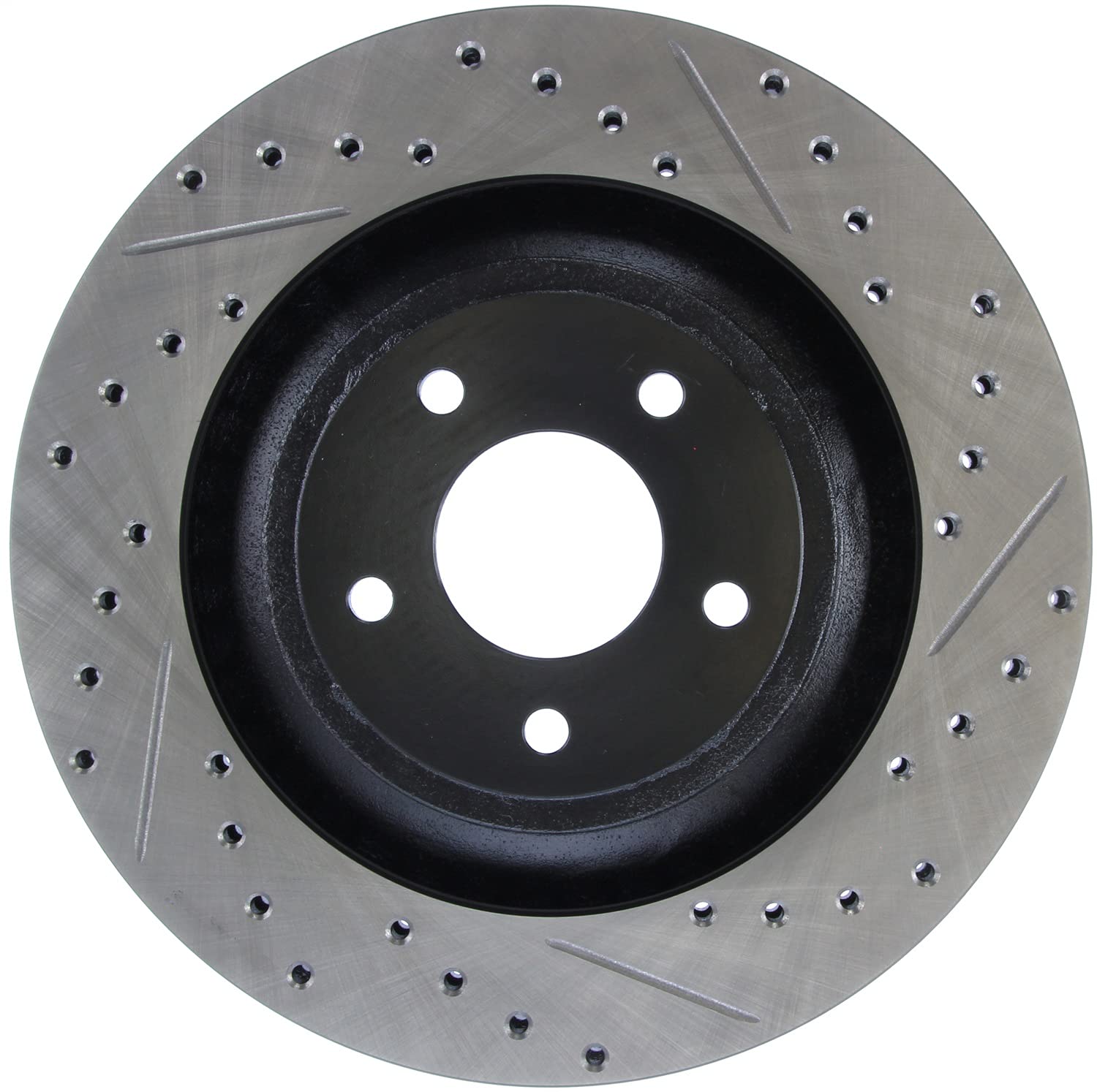 Sport Drilled/Slotted Brake Rotor StopTech 127.63072L (Front Left), 1 Pack