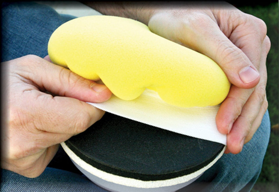Autospa Carrand 40409As: Foam Bonnet 5-6" (1Pc Elastic Edge)