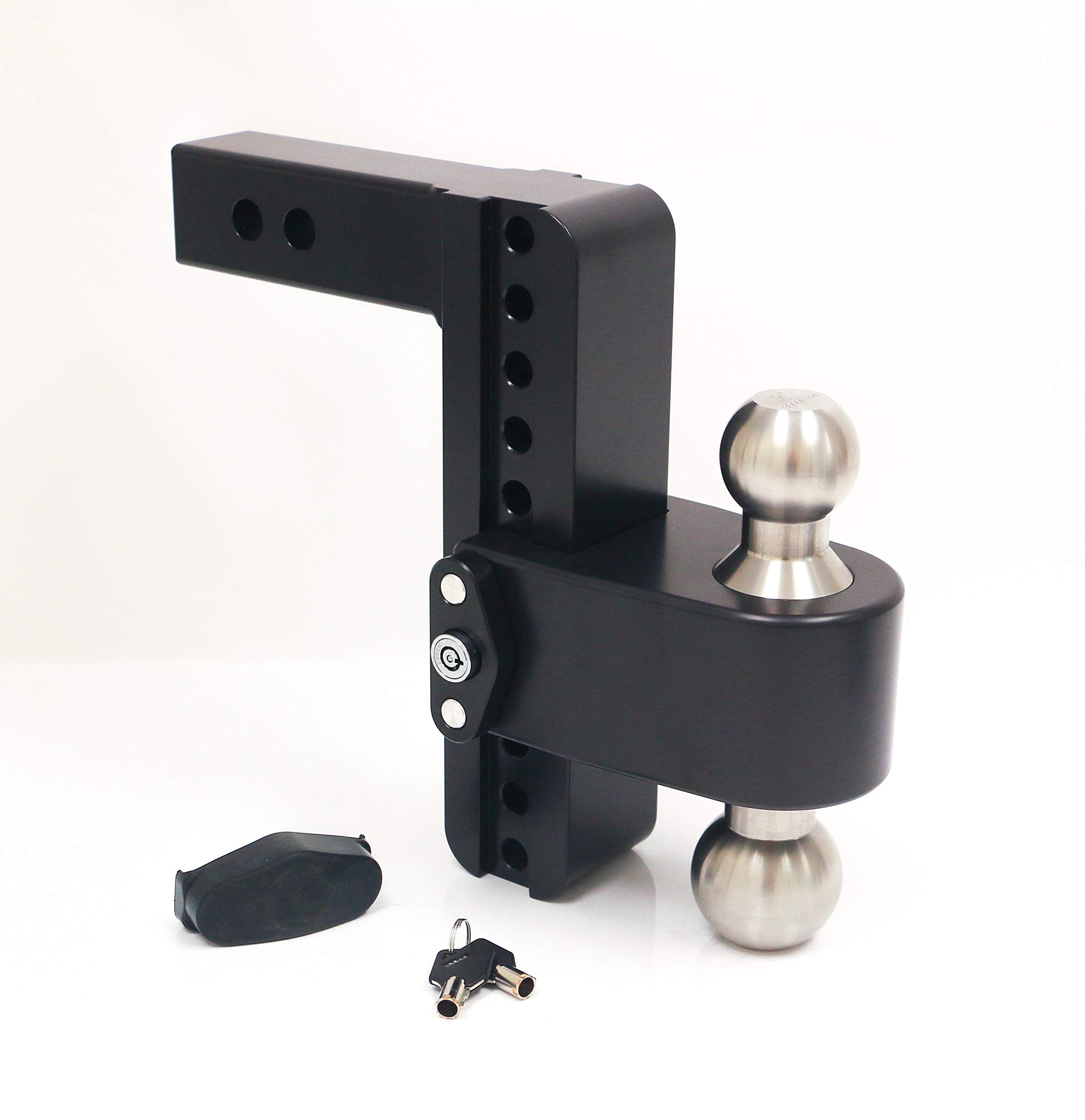 Drop Hitch Receiver Weigh Safe LTB8-2-CER-BLA: 2 Inches Adjustable