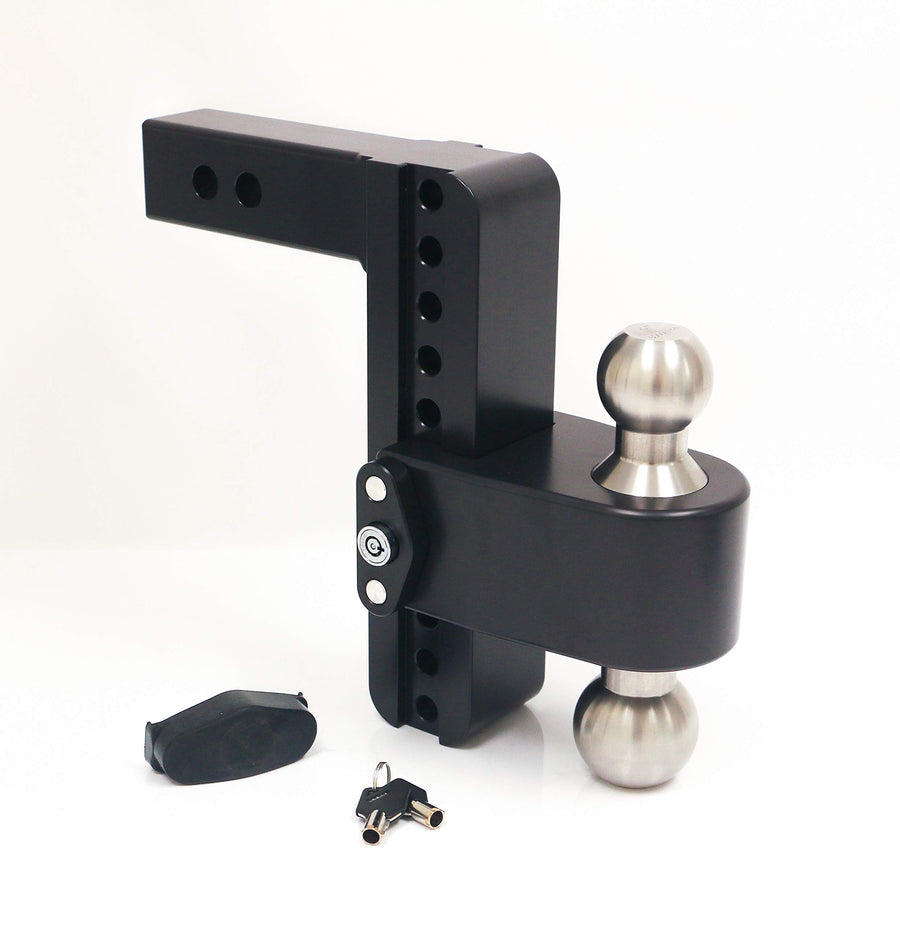 Drop Hitch Receiver Weigh Safe LTB8-2-CER-BLA: 2 Inches Adjustable