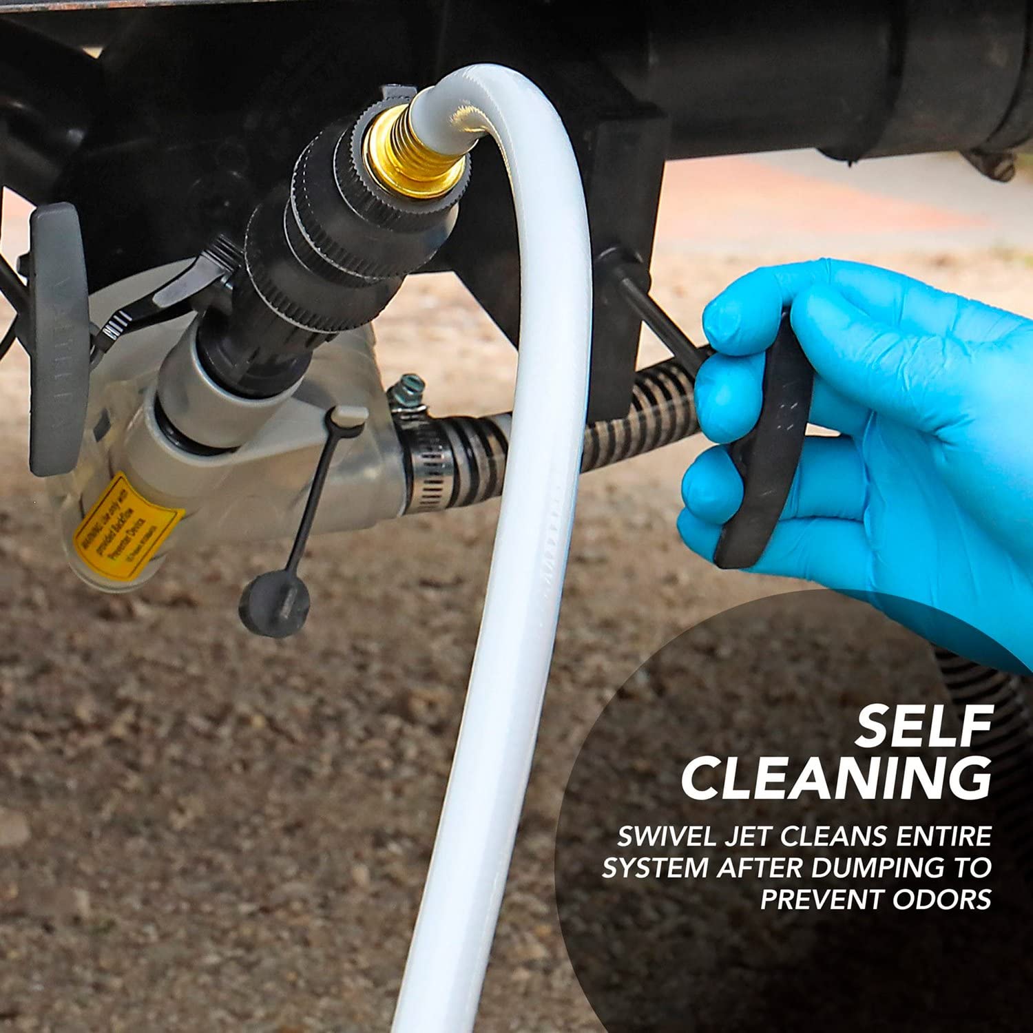 RV SewerSolution Valterra Drainage Kit with 10' Hose and Accessories