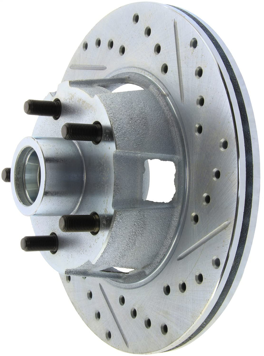 Select Sport Drilled & Slotted Rotor, Left Stoptech 227.61053L