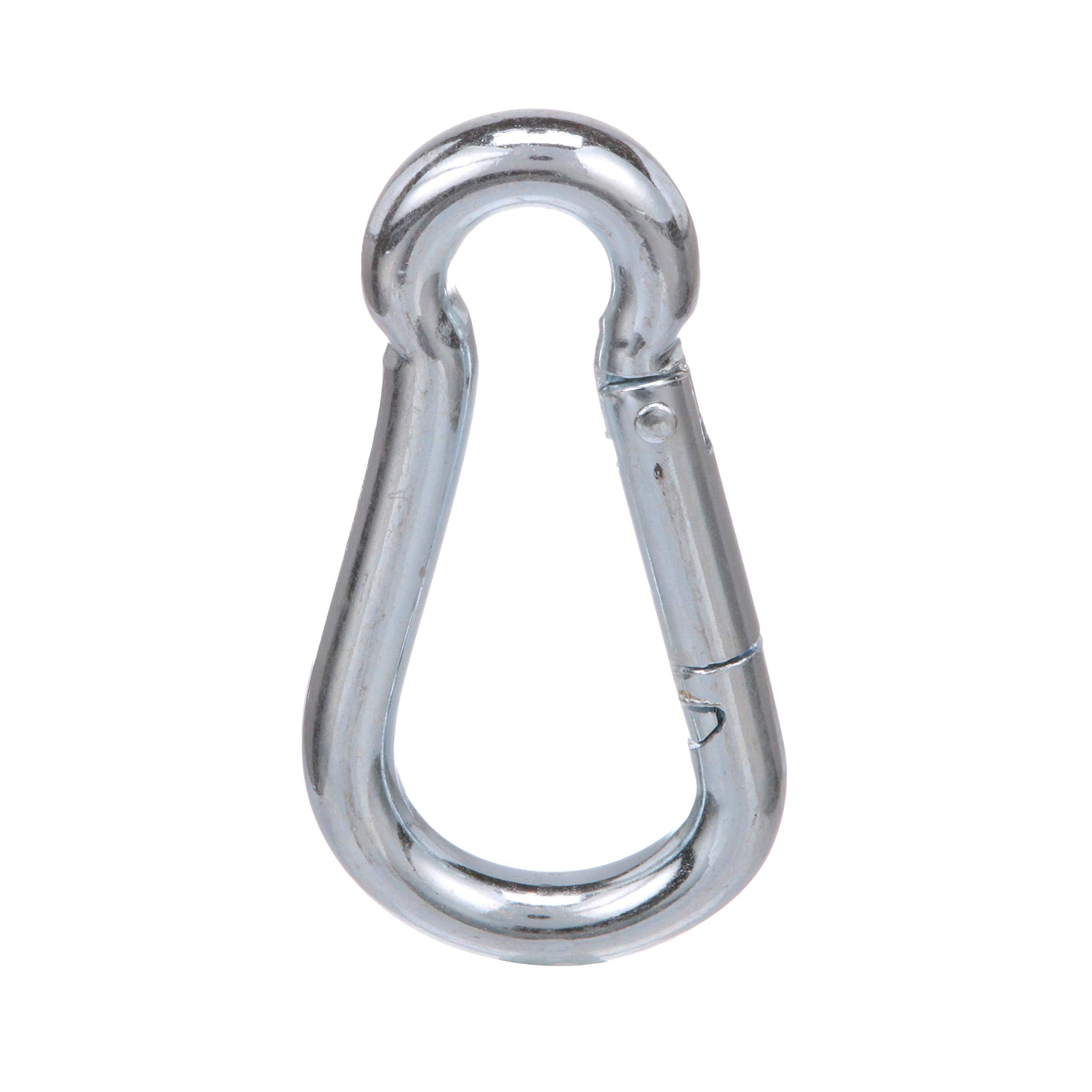 Marine Carabiner Attwood 12305-3, Zinc-Plated Steel, 3 ½-Inches Long, 3/8-Inch Diameter, 600 Pounds Load Max