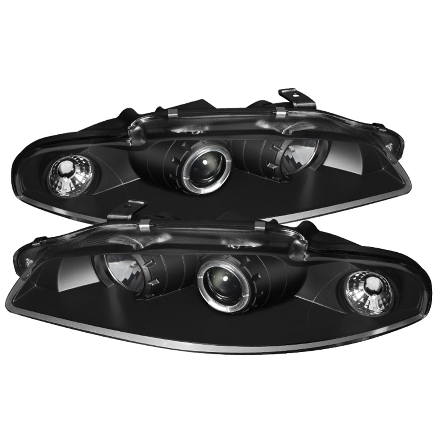 Auto Spyder 5011473 LED Halo Projector Headlights Black/Clear