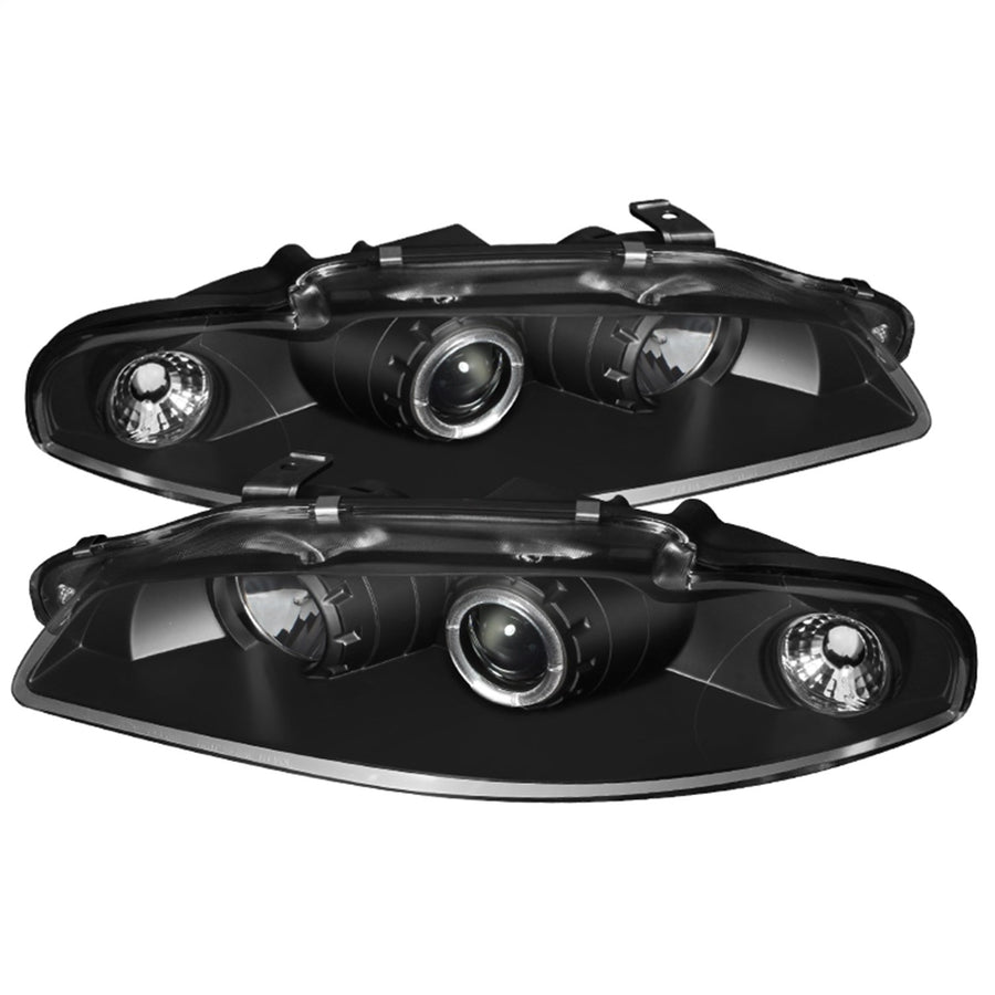 Auto Spyder 5011473 LED Halo Projector Headlights Black/Clear