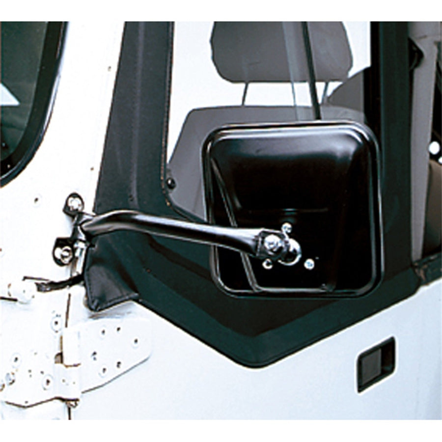 Door Mirror Kit, Rugged Ridge CJ-Style, Black | 11001.08 | Fits 1997-2006 Jeep Wrangler TJ