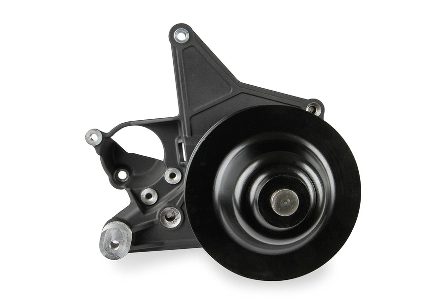 Bracket KIT, P/S LT4-W Long Spacer Natural-Black Finish Holley 97-252BK
