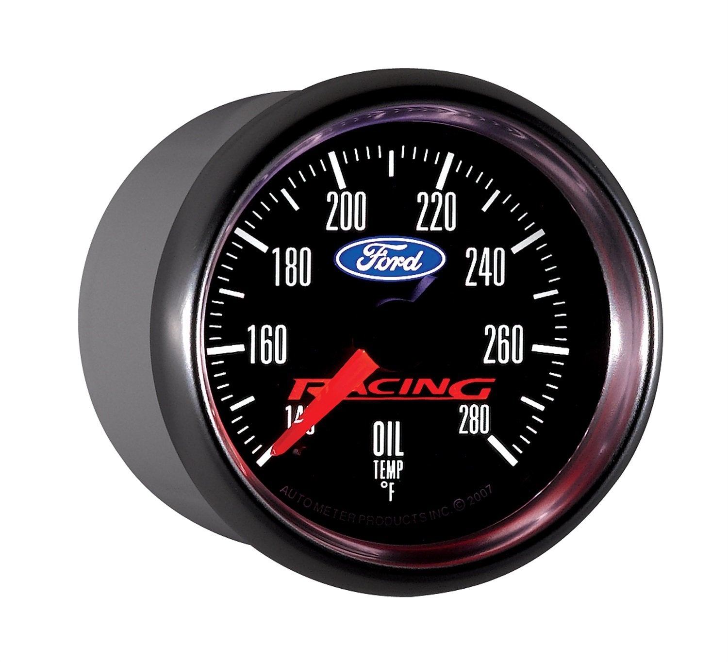 Auto Meter 880079 2-1/16" Oil Temperature Gauge 140-280 Degree Fahrenheit for Ford