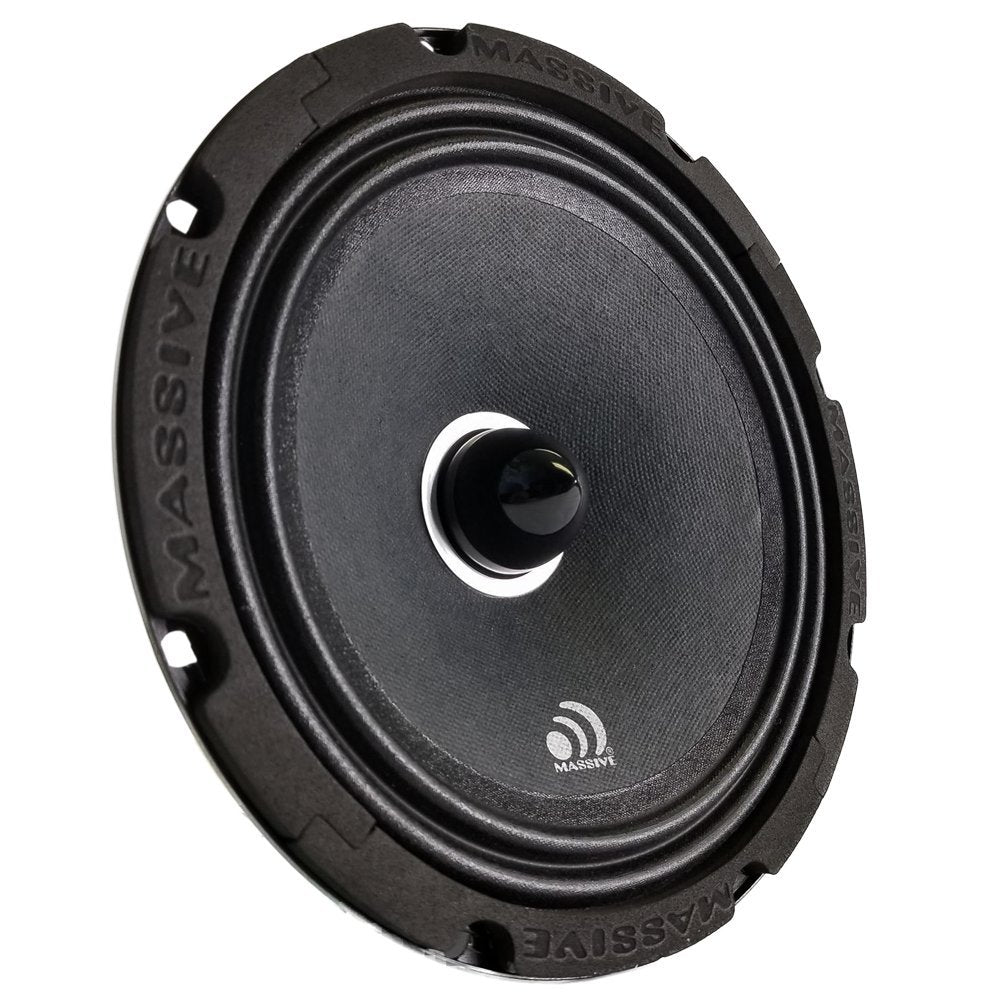 8" Massive Audio M8XL Mid-Range Speaker | 400W Max, 200W RMS, 8 Ohm, Pro Audio Loudspeaker, High SPL Midrange for Car, Motorcycle & UTV Sound Systems