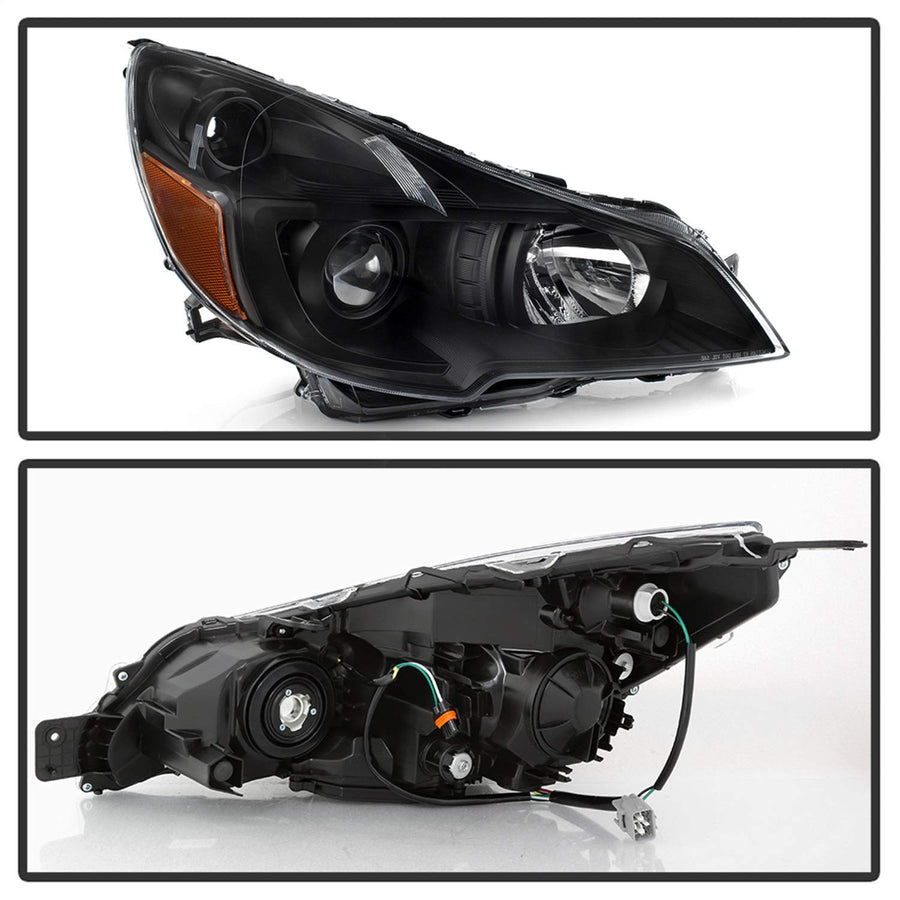 OEM Style Xtune Headlights (HD-JH-SLEG13-AM-BK) (OE)