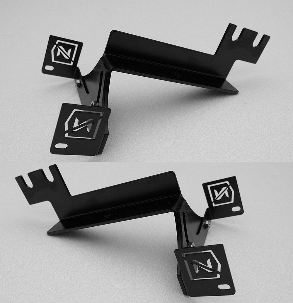 ZROADZ LED Mounting Bracket & Kit Under Rear Bumper - Compatible w/ 2017-2022 Ford F-250, F-350, F-450, F-550 - with (2) 6 Inch ZROADZ LED Lights (Included) with Wiring Harness - PN Z385471-KIT