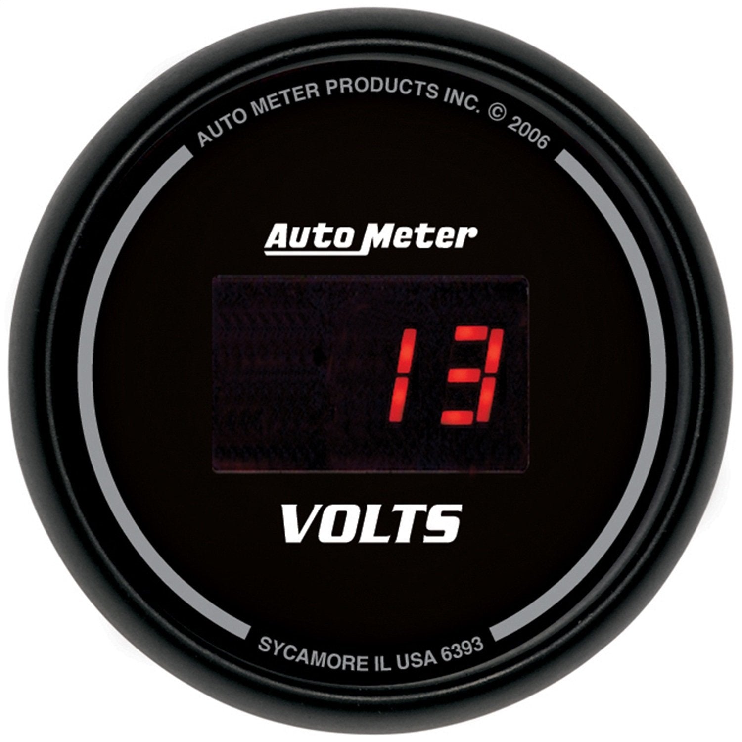 Auto Meter 6393 Digital Sport Comp 2-1/16" 40408 Voltmeter Volts