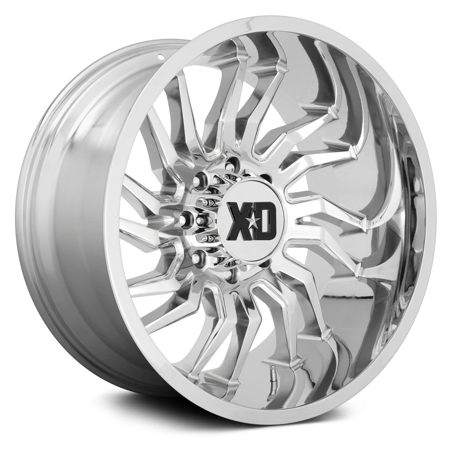 Xd858 Tension Chrome Wheel with Alloy Steel XD Wheels (22 x 12. inches /6 x 106 mm, -44 mm Offset)