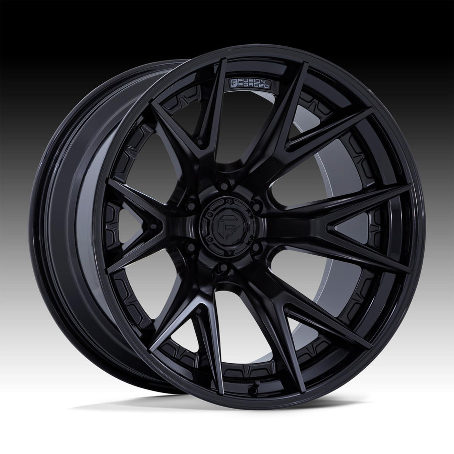 FUEL OFF-ROAD 20X10 FC402 CATALYST 6X135 4.79-18mm MATTE BLACK WITH GLOSS BLACK LIP - FC402MX20106318N
