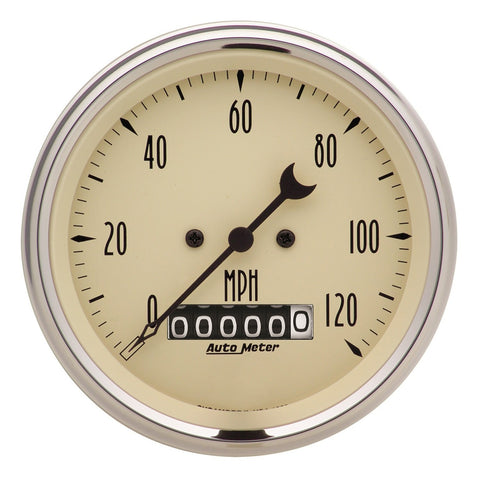 Auto Meter Antique Beige 1879 Electric Programmable Speedometer