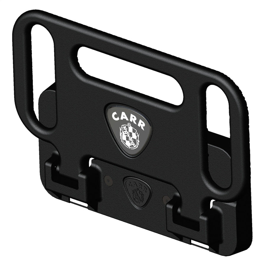 Carr's HD MEGA Step, Hitch Step, Flat Mount, Fold-Away, Aluminum, Black Powder Coat, Each