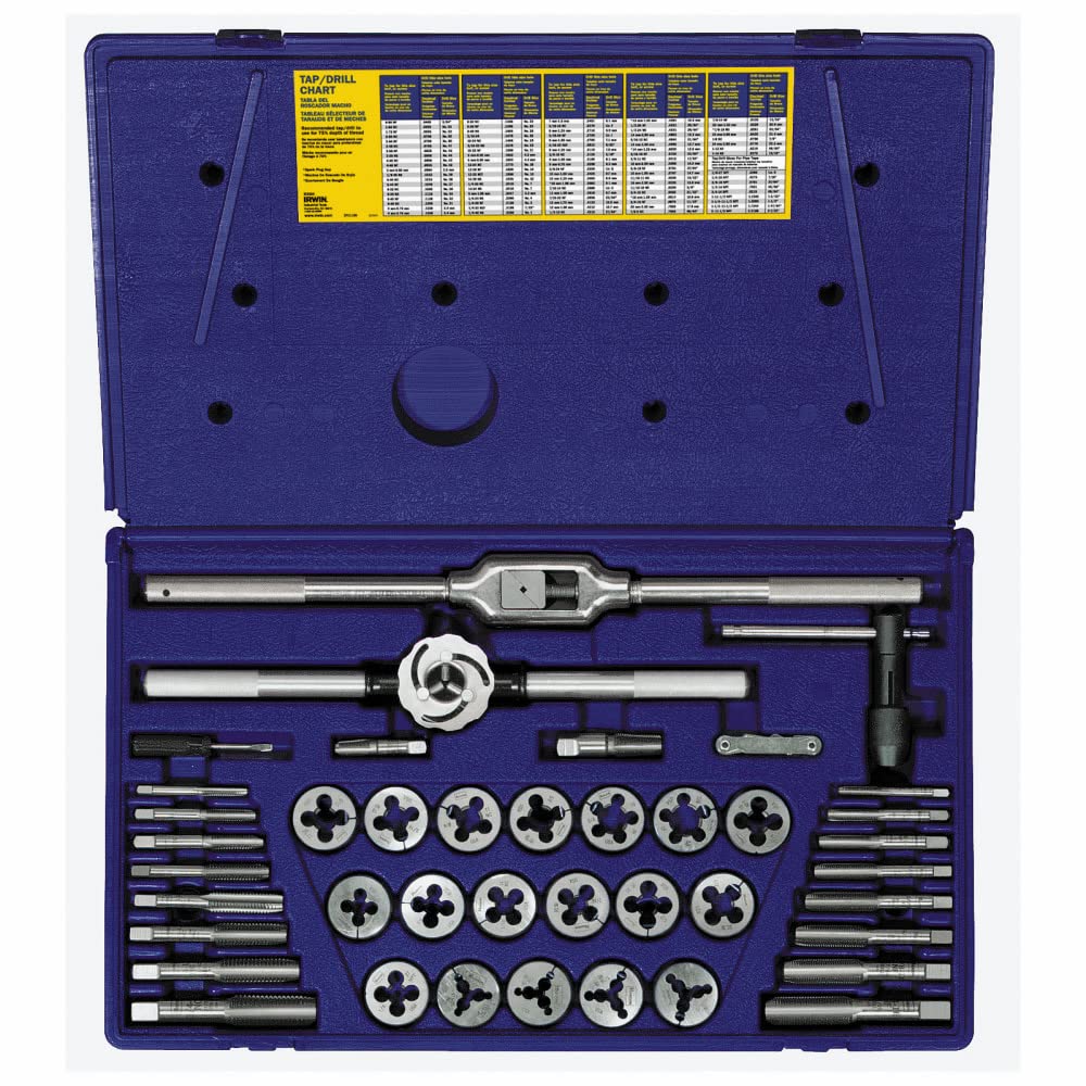FRACTIONAL RD TAP + DIE 41PC SET