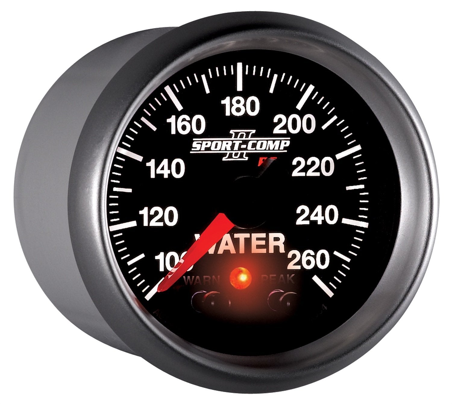 Auto Meter 3654 2-1/16" Full Sweep Electric Water Temperature Gauge 100-260 Degree F