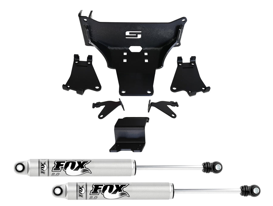 SUPERLIFT SUSPENSION RealTruck Dual Steering Stabilizer Kit for Ford F-450/F-550 | Fox 2.0 Cylinders | 92766 | Fits 2017-2024 Ford F-450/F-550 with No Lift to Any Lift Height