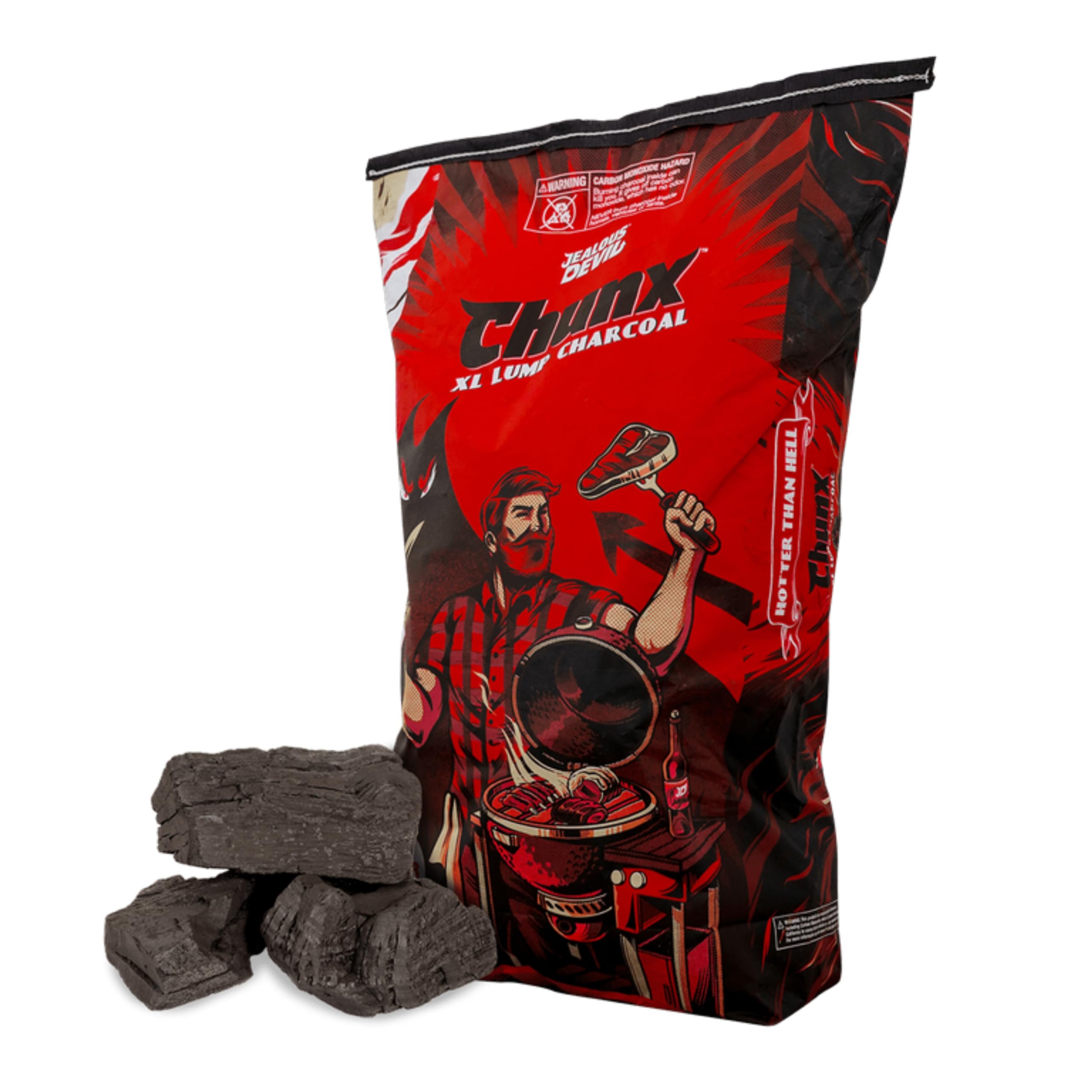 All Natural Jealous Devil Hardwood Lump Charcoal - 20LB